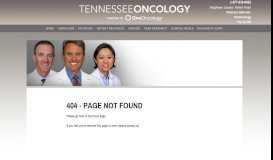 
							         Patient Portal - Tennessee Oncology Tennessee Oncology								  
							    