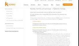 
							         Patient Portal Terms of Service | Kareo								  
							    