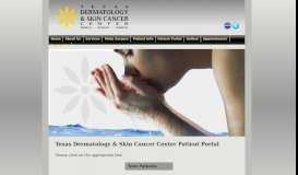 
							         Patient Portal - Texas Dermatology and Skin Cancer Center								  
							    