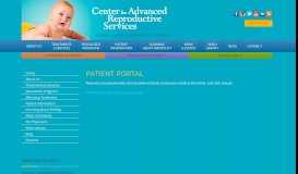 
							         Patient Portal - The Center for Advanced Reproductive Services								  
							    