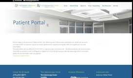 
							         Patient Portal | The Center for CG Health								  
							    