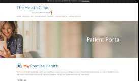 
							         Patient Portal — The Health Clinic								  
							    