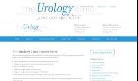 
							         Patient Portal - The Urology Clinic - Johnson City / Bristol, TN								  
							    