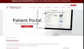 
							         Patient Portal - Therapeutic Associates Physical Therapy								  
							    