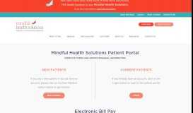
							         Patient Portal - TMS Health Solutions								  
							    