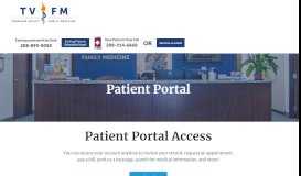 
							         Patient Portal : Treasure Valley Family Medicine								  
							    