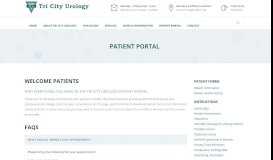 
							         Patient Portal - Tri City Urology								  
							    