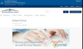 
							         Patient Portal | TriStar Medical Group								  
							    