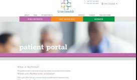 
							         Patient Portal : True Health								  
							    