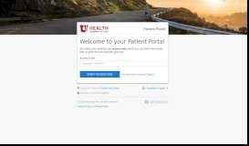 
							         Patient Portal: University of Utah Health								  
							    