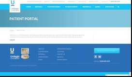 
							         Patient Portal - Urologic Consultants								  
							    