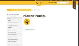 
							         Patient Portal | UW Family Medicine Cheyenne | University of Wyoming								  
							    