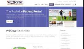 
							         Patient Portal - VetScene ProActive								  
							    