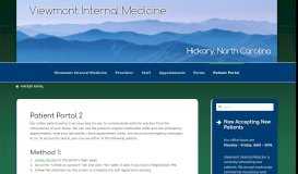 
							         Patient Portal | Viewmont Internal Medicine								  
							    