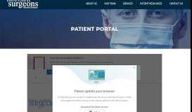 
							         Patient Portal - Volusia Surgeons - A Division of North Florida Surgeons								  
							    