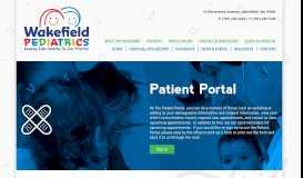 
							         Patient Portal - Wakefield Pediatrics								  
							    