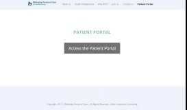 
							         Patient Portal | Wellesley Personal Care								  
							    
