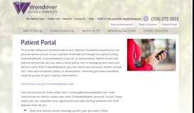 
							         Patient Portal - Wendover OBGYN								  
							    