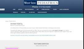 
							         Patient Portal | West Side Pediatrics								  
							    