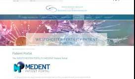 
							         Patient Portal - Westchester Fertility								  
							    