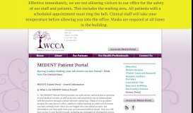 
							         Patient Portal | Women's Cancer Care Associates								  
							    