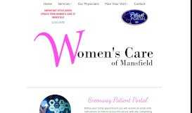 
							         Patient Portal - Women's Care of Mansfield, OH								  
							    