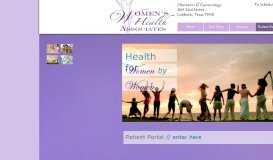 
							         Patient Portal - Women's Health Associates Lubbock								  
							    