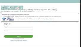 
							         Patient Portal - Women's Physician Group MPLLC - Medfusion								  
							    