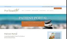 
							         Patient Portal - Young Naturopathic Center for Wellness								  
							    