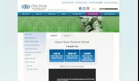 
							         Patient Portal—Open Door Family Medical Centers - Ossining								  
							    