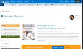 
							         Patient Portals 2015 Who's Driving Meaningful Patient Interaction ...								  
							    