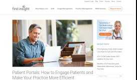 
							         Patient Portals: How to engage patients and ... - First Insight Corporation								  
							    