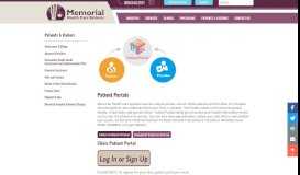 
							         Patient Portals | Memorial Health Care Systems | Milford, Seward ...								  
							    