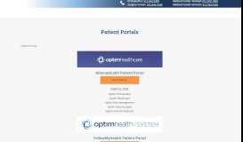 
							         Patient Portals - Optim Orthopedics								  
							    