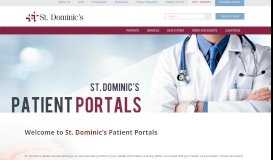
							         Patient Portals - St. Dominic Hospital								  
							    