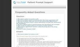 
							         Patient Prompt Support								  
							    