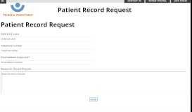 
							         Patient Record Request – Tribeca Pediatrics								  
							    