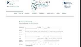 
							         Patient Registration - Black Hills Obstetrics ... - Black Hills OB-GYN								  
							    