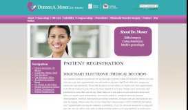 
							         PATIENT REGISTRATION - Dr. Moser								  
							    