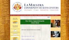 
							         Patient Registration Forms - La Maestra Community Health Centers								  
							    