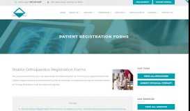 
							         Patient Registration Forms - Shasta Orthopaedics - Redding Orthopedics								  
							    
