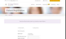 
							         Patient Registration | Ivy League Pediatrics								  
							    