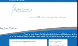 
							         Patient Registration | Suburban Gynecology | New Lenox								  
							    