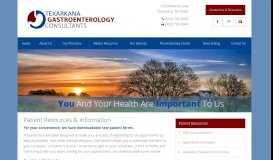 
							         Patient Resources and Information | Texarkana Gastroenterology ...								  
							    