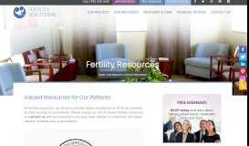 
							         Patient Resources and Portal | Fertility Solutions								  
							    