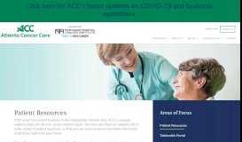 
							         Patient Resources | Atlanta Cancer Care								  
							    