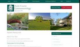 
							         Patient Resources - Bucks County Gastroenterology								  
							    