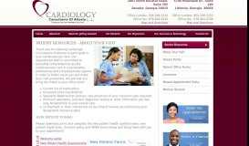 
							         Patient Resources | Cardiology Consultants of Atlanta | Cardiologist ...								  
							    