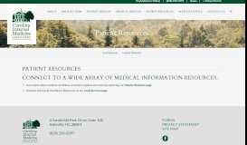 
							         Patient Resources - Carolina Internal Medicine								  
							    