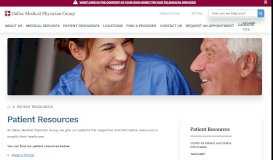 
							         Patient Resources: Dallas Medical Physician Group								  
							    